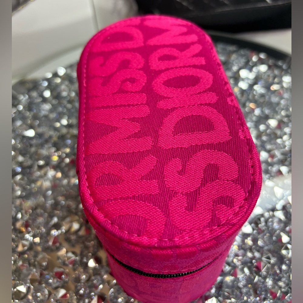Dior Beauty Miss Dior vibrant hot pink cosmetic vanity case NEW - Picture 5 of 6